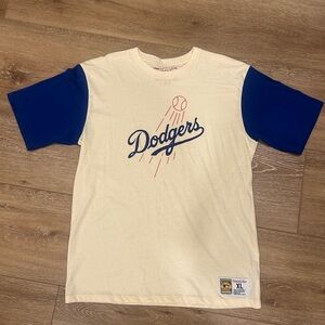 Dodgers Mitchell and Ness T-Shirt XL